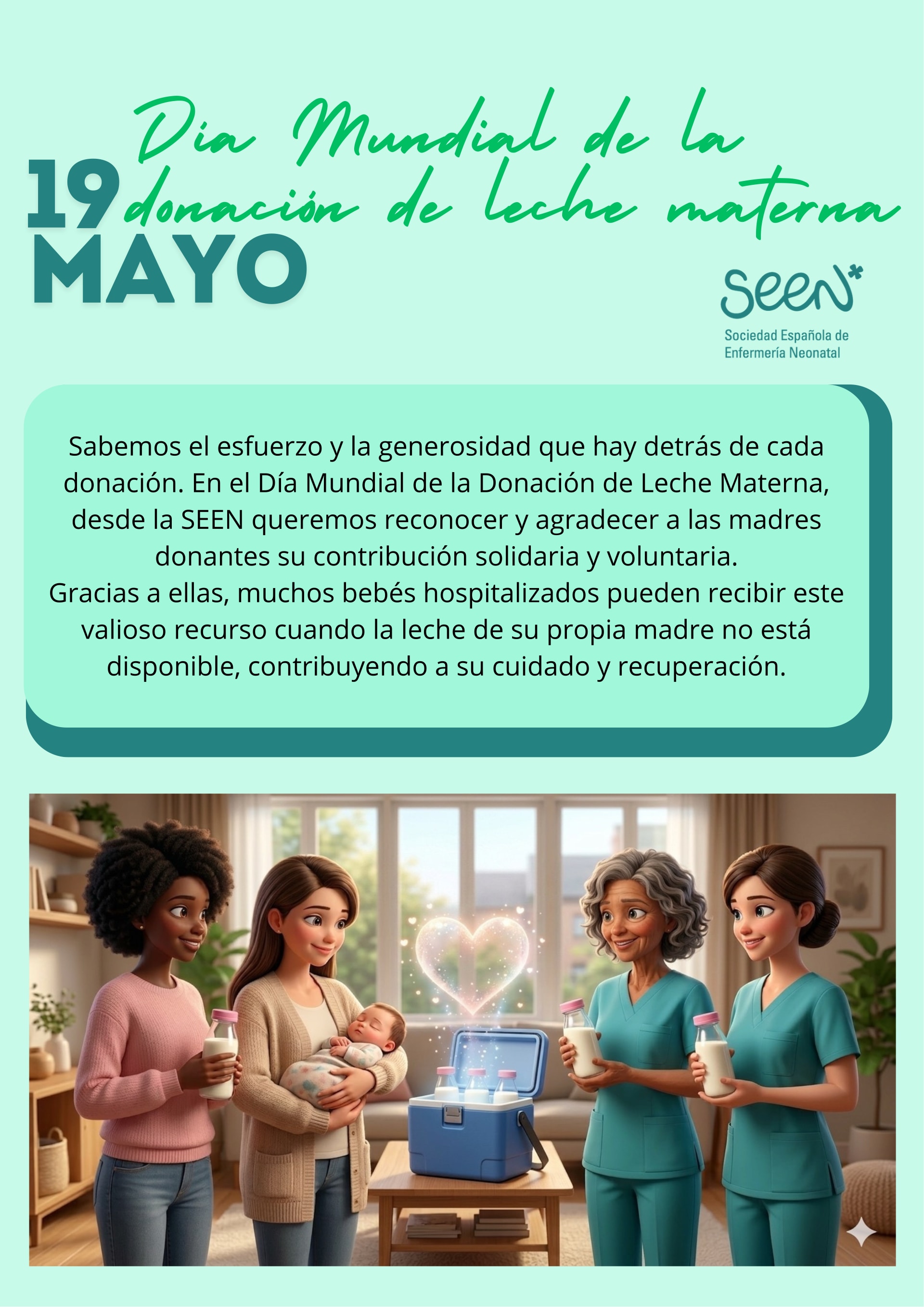 Día mundial de la donación de leche materna
