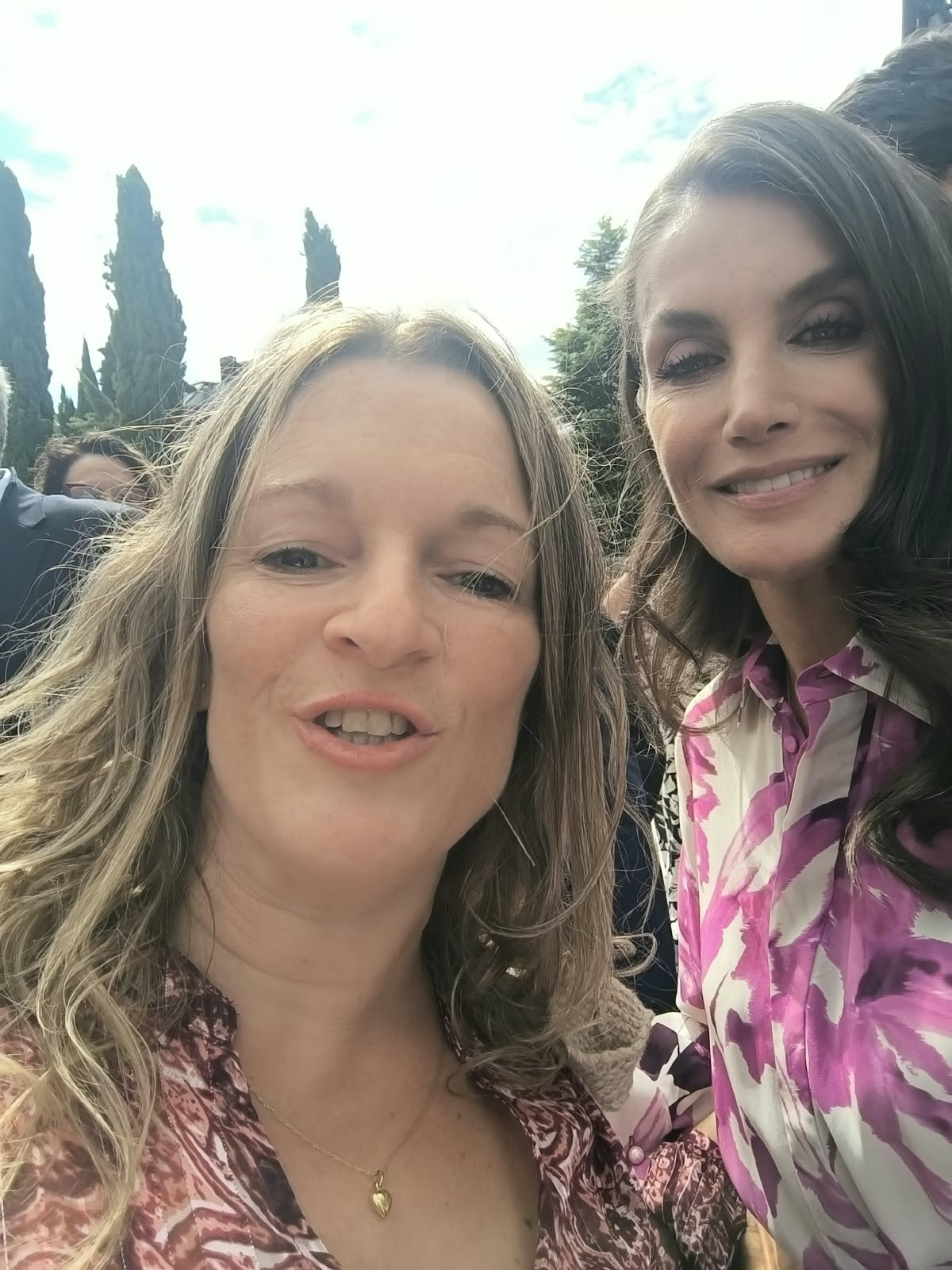 SM la Reina Letizia, con Leticia Bazo, presidenta SEEN