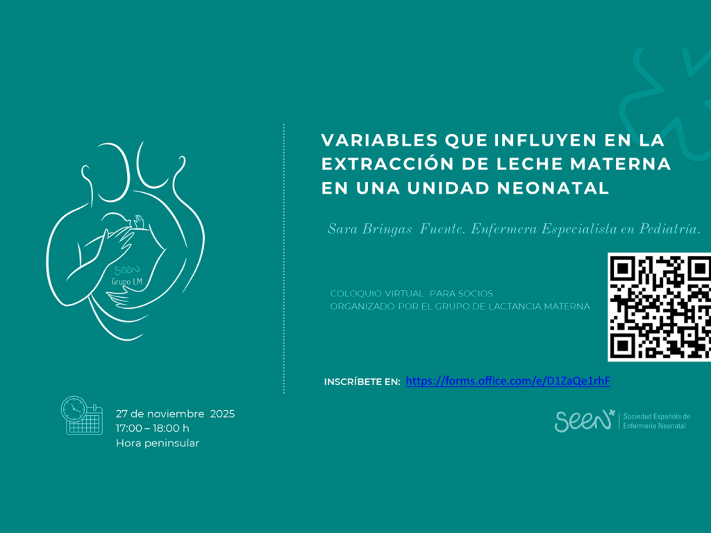  Coloquio Virtual para socios. Grupo de Trabajo Lactancia Materna de la SEEN