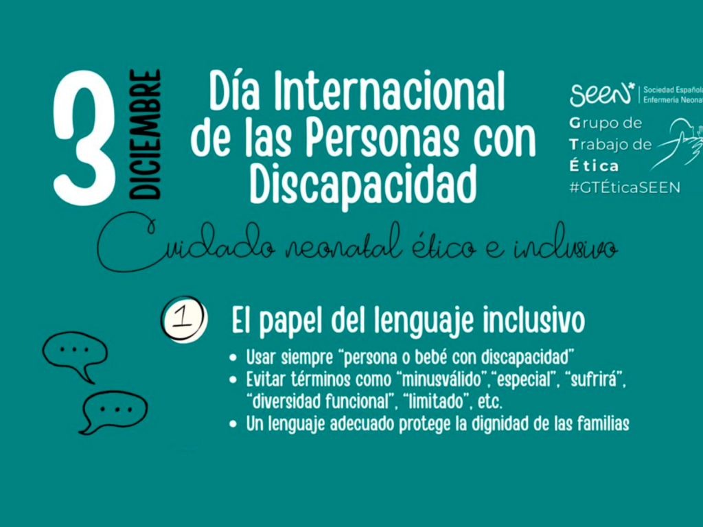 3 de diciembre. Día Internacional de las Personas con Discapacidad