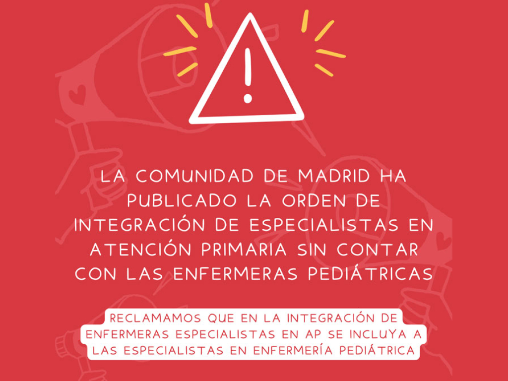 Reclamo a la Orden Integración Especialistas Enfermería