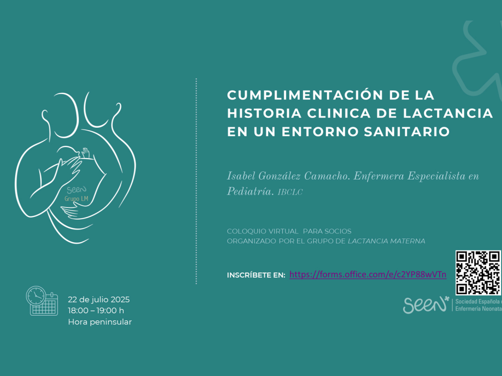 Coloquio Virtual. Grupo de Trabajo Lactancia Materna de la SEEN 