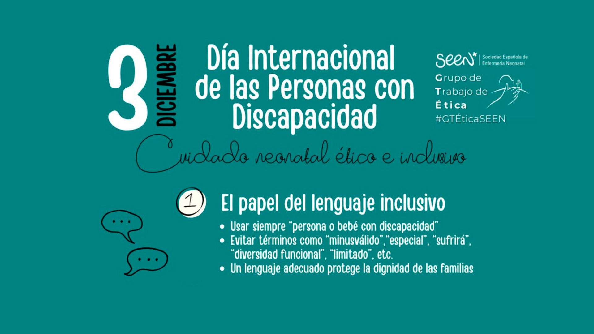 3 de diciembre. Día Internacional de las Personas con Discapacidad