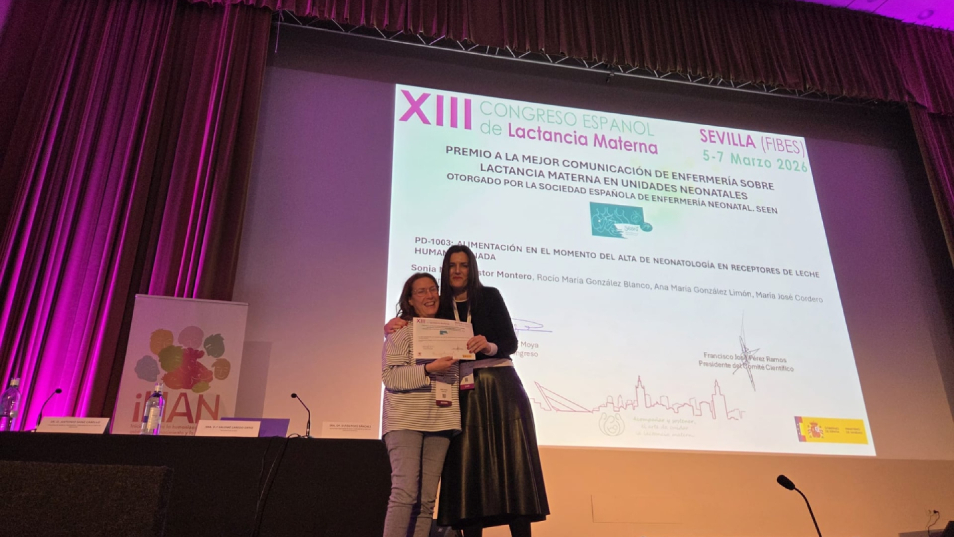 Participación de la Sociedad Española de Enfermería Neonatal en el XIII Congreso Español de Lactancia Materna