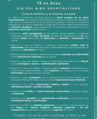 Manifiesto por el Día del Niño Hospitalizado