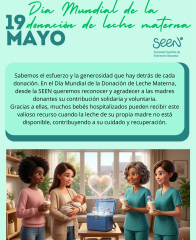 Día mundial de la donación de leche materna