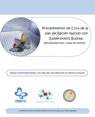 Procedimiento de Cura de la Piel del Recién Nacido con Epidermólisis Bullosa 