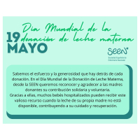 Día mundial de la donación de leche materna