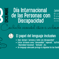 3 de diciembre. Día Internacional de las Personas con Discapacidad