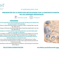 III Webinar SEEN 2026. Prevención de la infección relacionada con la asistencia sanitaria en las unidades neonatales