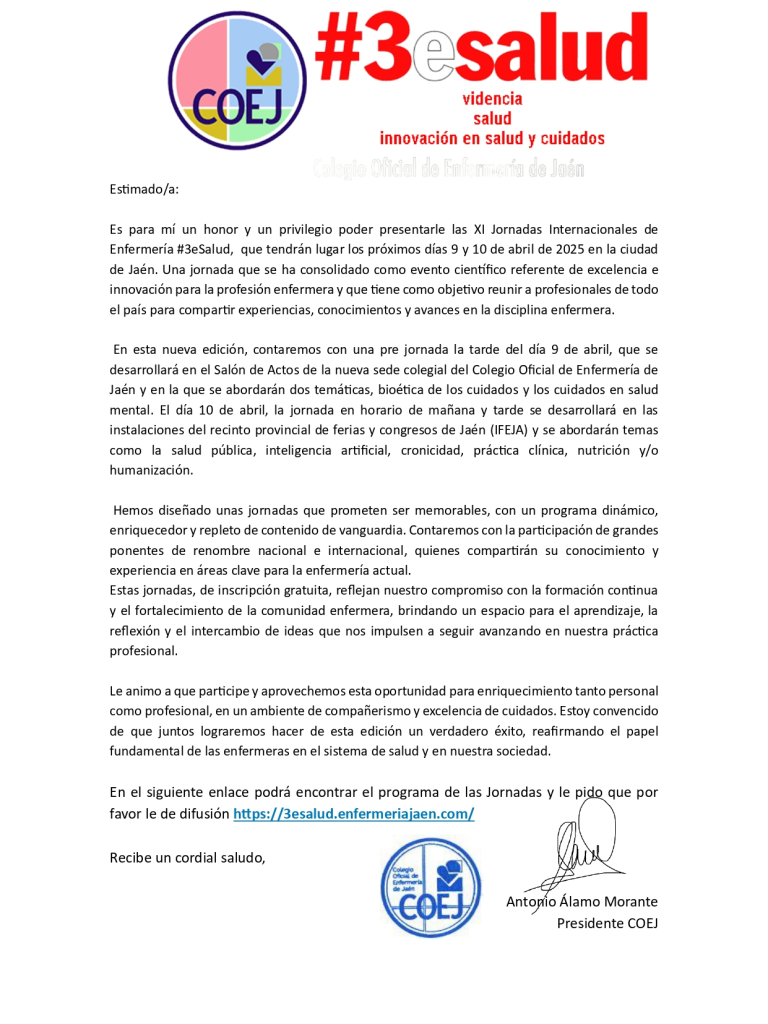 XI Jornada Internacional de Enfermeria #3esalud