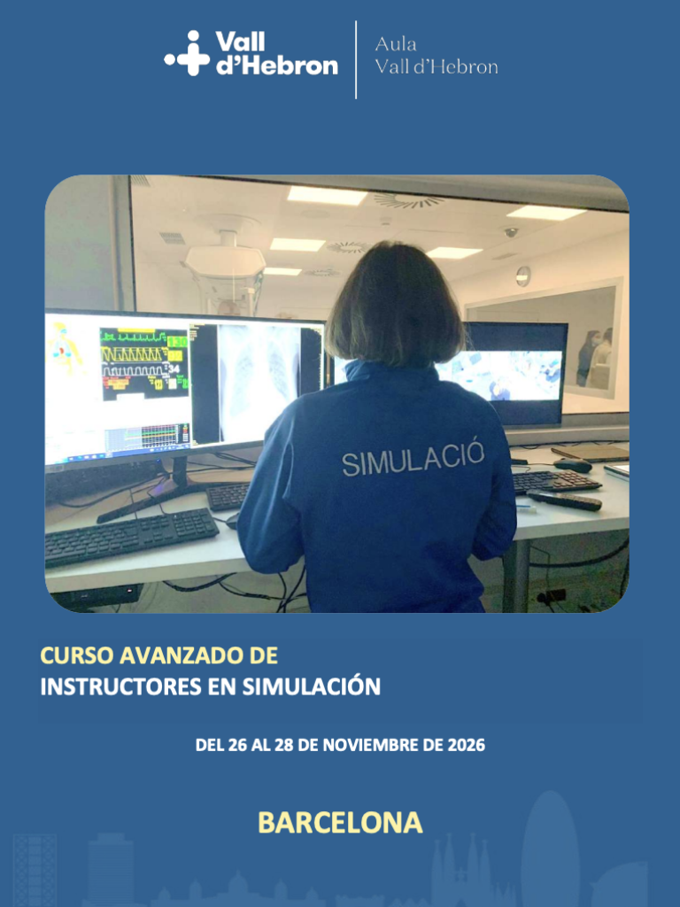 Curso Avanzado de Instructores en Simulación - 26/11/2026 al 28/11/2026