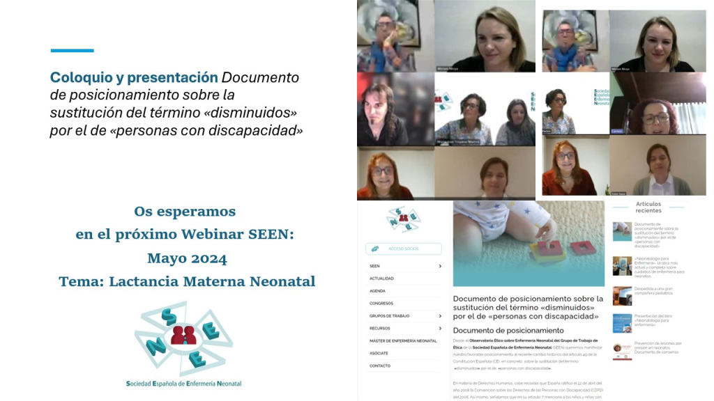 «La Seguridad del Paciente Neonatal,  primer webinar de la Sociedad Española de Enfermería Neonatal en 2024»