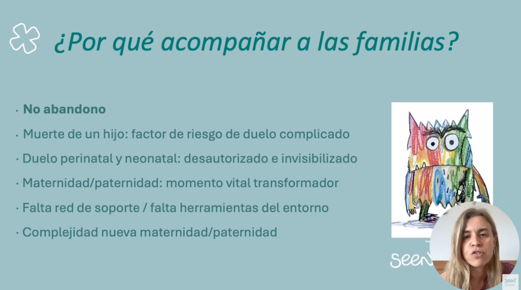 La SEEN continúa su ciclo formativo de 2026 con un webinar clave centrado en el duelo perinatal y los cuidados paliativos neonatales